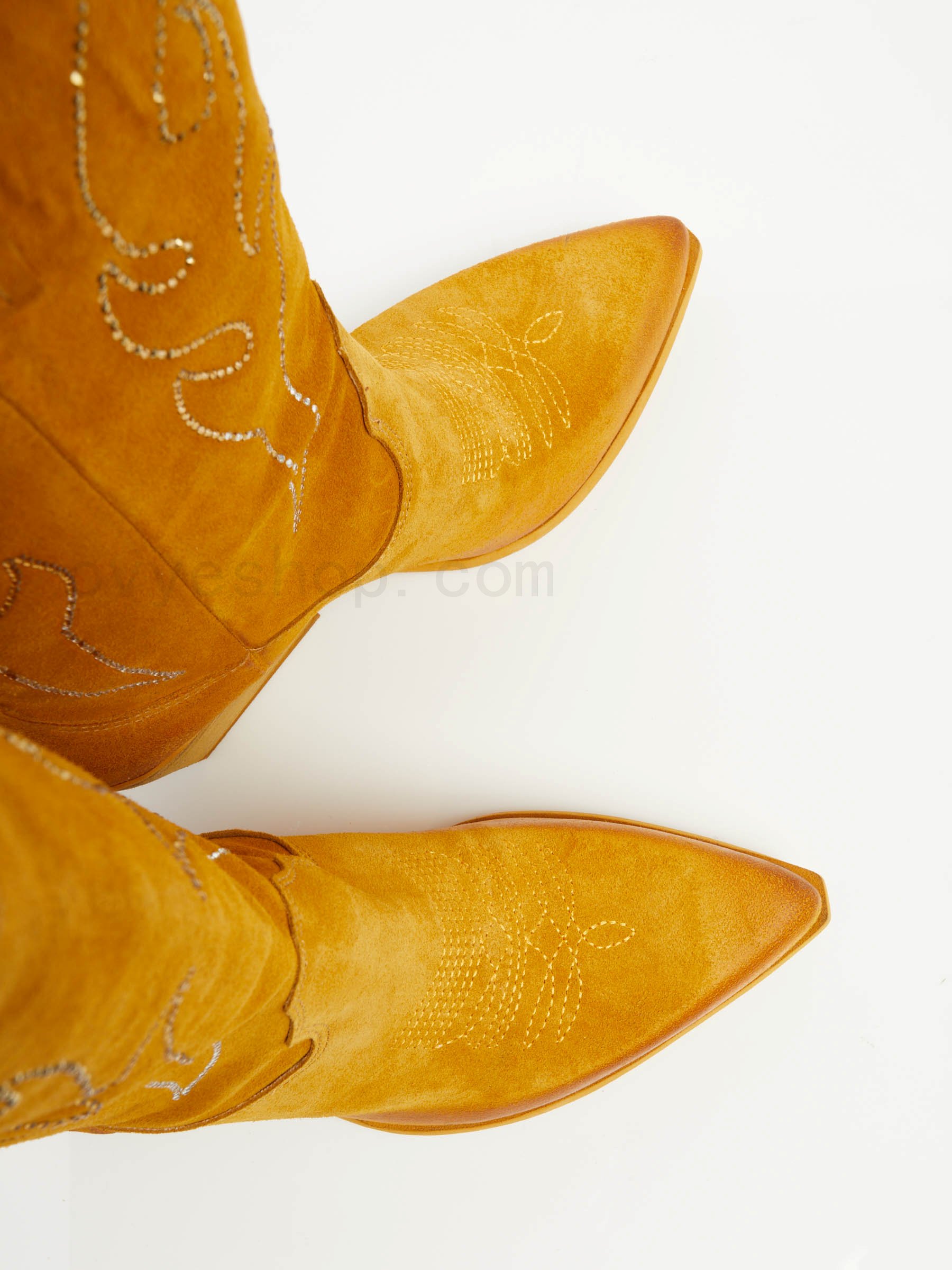 Prezzo Suede Cowboy Boots With Rhinestones F0817885-0529 scarpe ovy&#232; outlet
